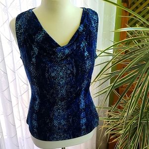 Calvin Klein pullover cowl neckline top